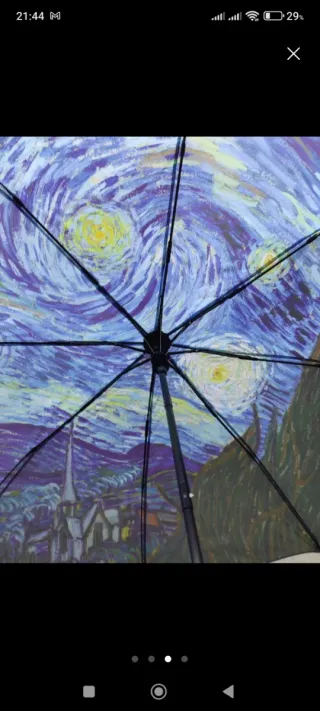 Ombrello Van Gogh Notte Stellata