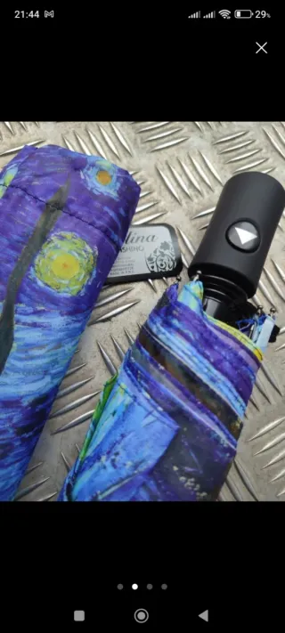 Ombrello Van Gogh Notte Stellata