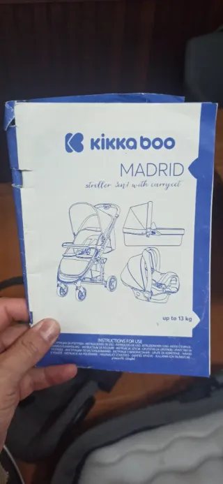 Cochecito Kikka Boo Madrid 3 piezas
