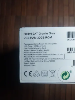 Móvil Xiaomi Redmi 9AT