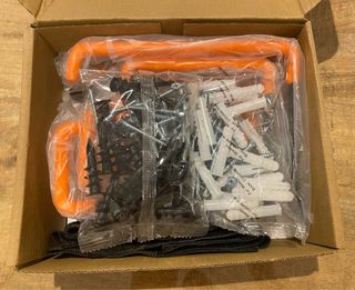 Set 7 Ganchos Pared Naranja antislip