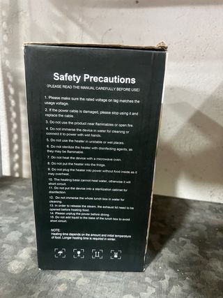 Fiambrera Eléctrica Nevera 1.8L