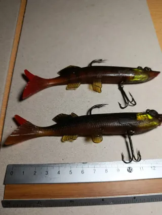 2 Señuelos pesca goma