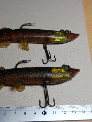 2 Señuelos pesca goma