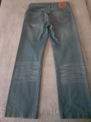 Pantalón Levis 501 Hombre Azul Claro