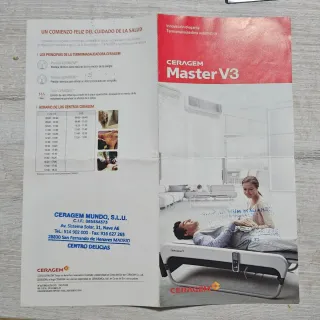 Camilla de masaje térmico CERAGEM Master V3