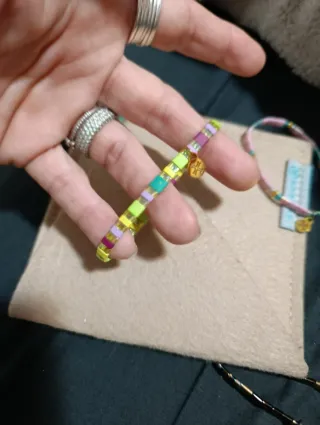 Lote 4 Pulseras Anartxy Multicolor y Doradas