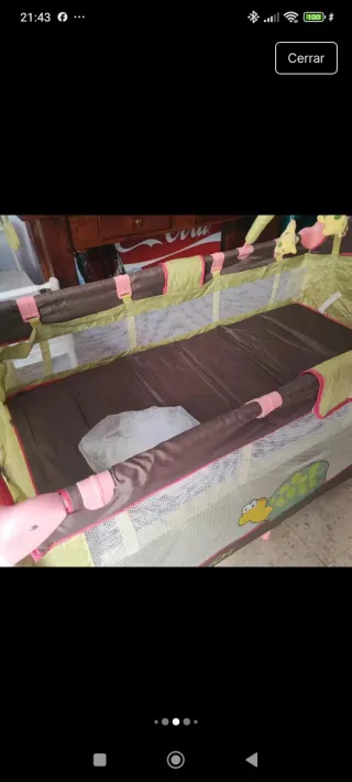 Cuna de viaje para bebé