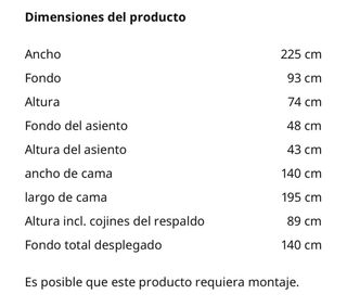 Sofá Cama Ikea 3 Plazas Beige