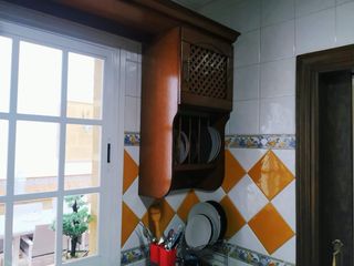 Muebles de cocina de madera de roble