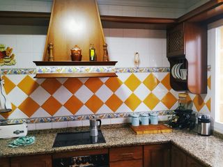 Muebles de cocina de madera de roble