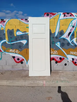 Puerta interior blanca