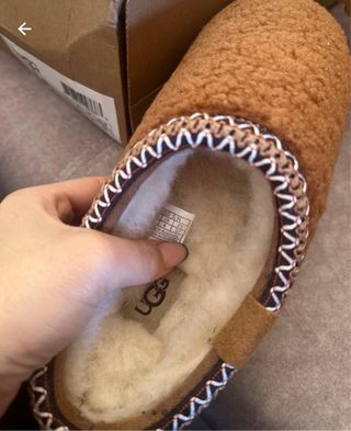 Pantuflas UGG Borreguito Marrón