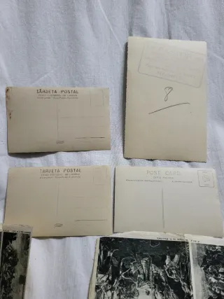 Lote Tarjetas Postales Antiguas
