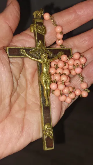 Rosario crucifijo fraile Incluida cruz de nacar
