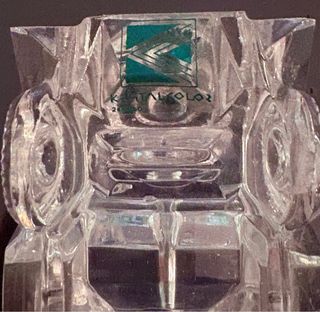 Fermacarte auto vintage in cristallo