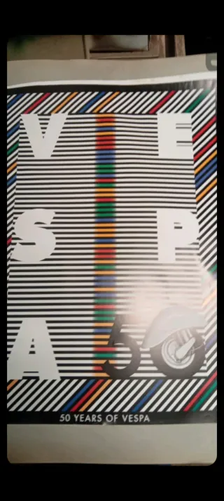 Poster Piaggio Vespa 90x120 Originale