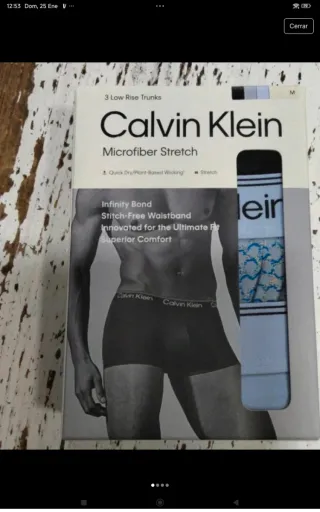 Calzoncillos Calvin Klein Pack 2 originales packs