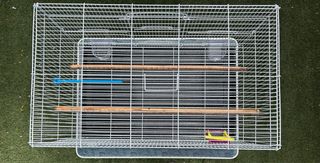 Jaula grande para aves 75x45x45