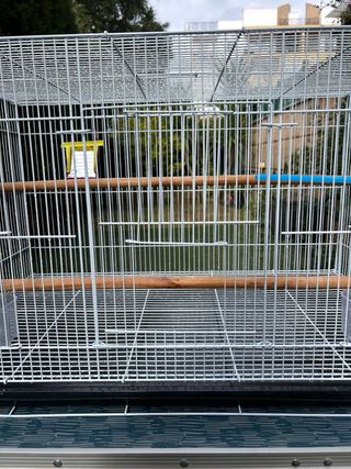 Jaula grande para aves 75x45x45