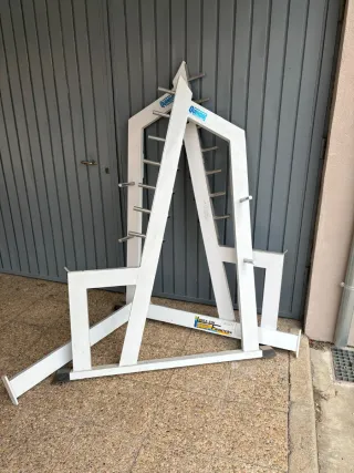 Soporte para discos de musculación