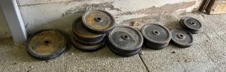 Soporte para discos de musculación
