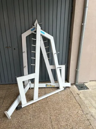 Soporte para discos de musculación