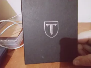 Cartera Teehon Negra con Clip para Dinero