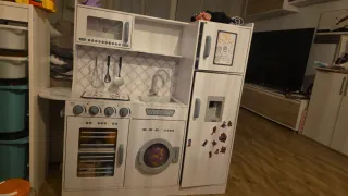 Cocina de juguete con accesorios