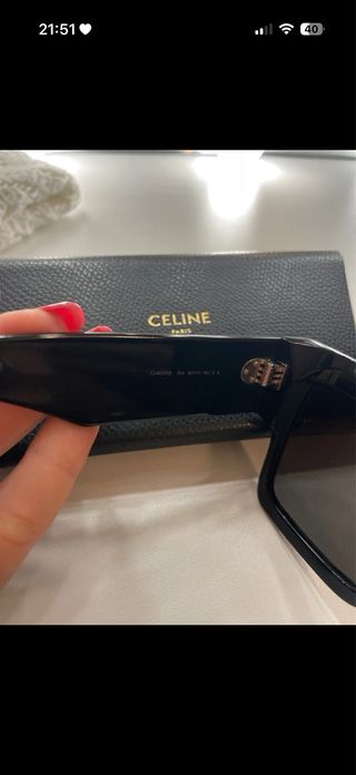 Occhiali da sole Celine Paris neri