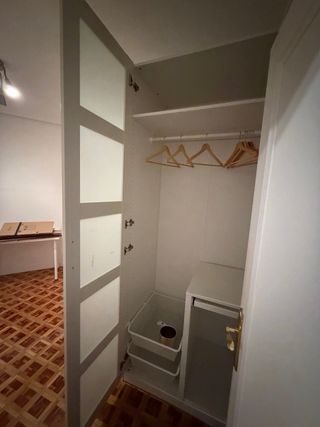 Armario 2 puertas cristal y madera