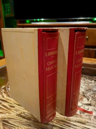 Lote libros Obras Selectas Hemingway