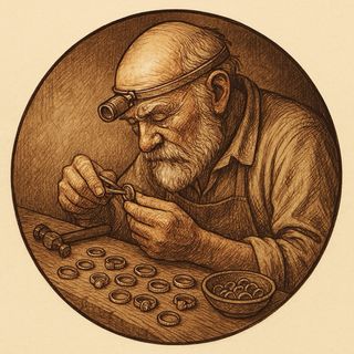 Anillo Acero Inoxidable con chapado oro 18K.