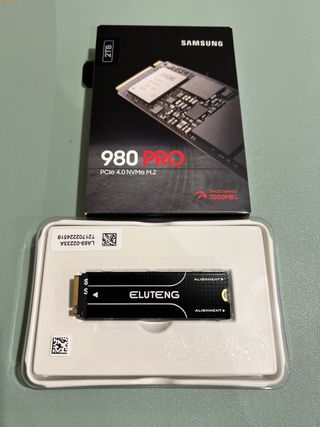 Samsung 980 PRO SSD 2TB NVMe M.2 PCIe 4.0 + Disip.