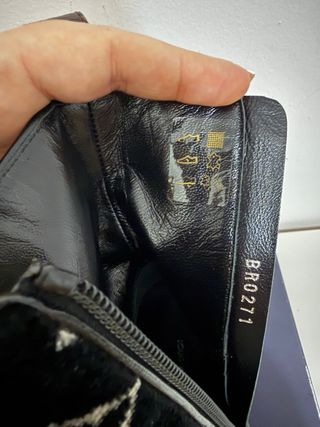 Botines Louis Vuitton Terciopelo Negro Beige