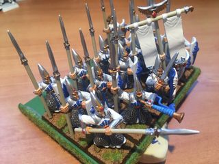 16 Lanceros Altos Elfos Warhammer
