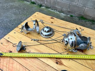 PAREJA DE INCENSIARIOS ANTIGUOS