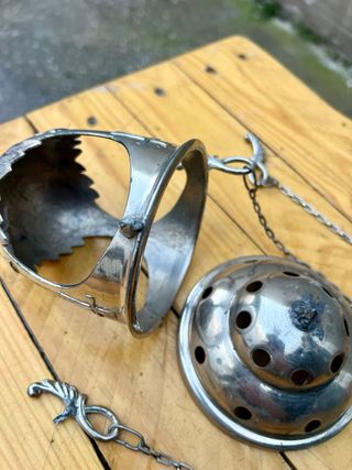 PAREJA DE INCENSIARIOS ANTIGUOS