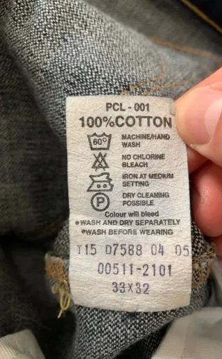 Vaqueros Levi's 511 Rectos Talla 33 US