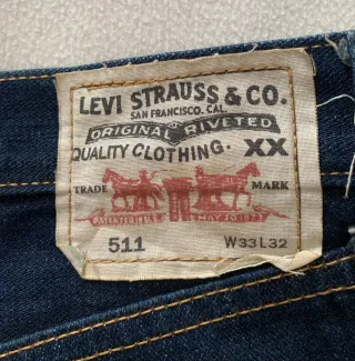 Vaqueros Levi's 511 Rectos Talla 33 US