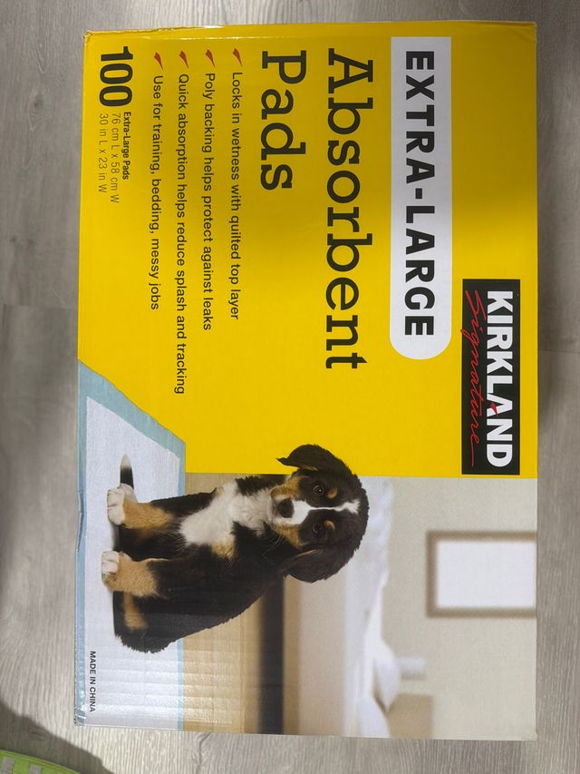 100 Almohadillas Absorbentes Kirkland Extra-Large