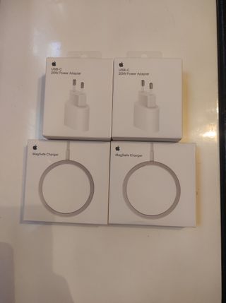Cargadores Apple Iphone magnéticos+adaptadores