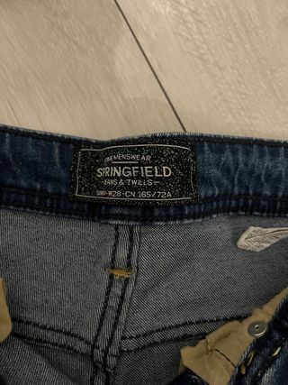 Pantalón vaquero Springfield azul