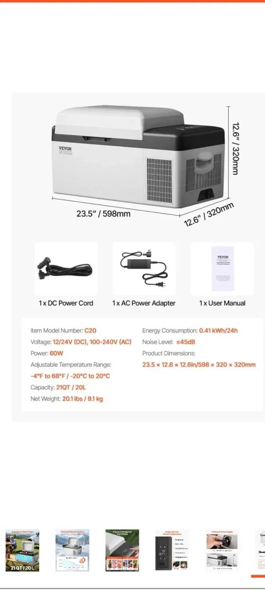 Nevera portátil VEVOR