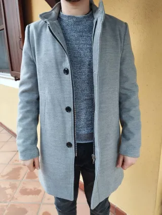 Cappotto grigio uomo