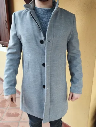 Cappotto grigio uomo