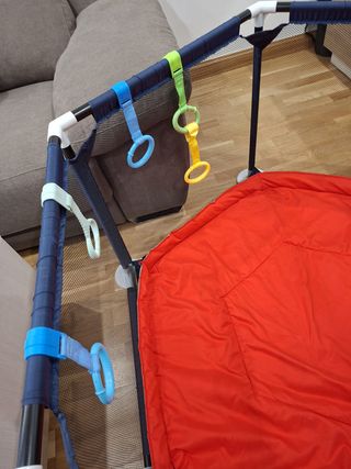 Parque Bebé Hexagonal Azul