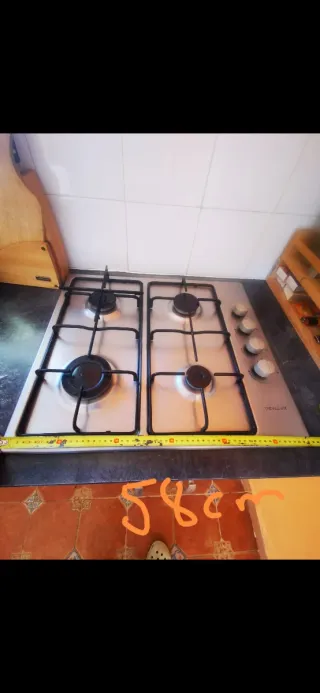 Cocina de gas 4 fuegos