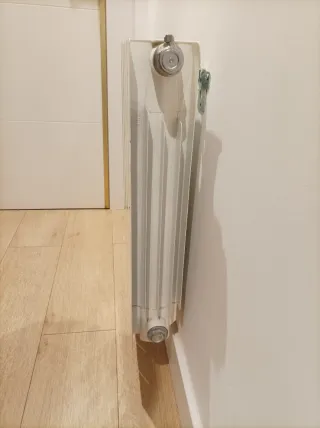 Radiador de aluminio 2 elementos. Sólo en persona.