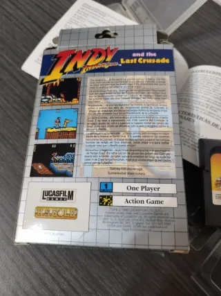 Indiana Jones y la Última Cruzada - Sega Game Gear